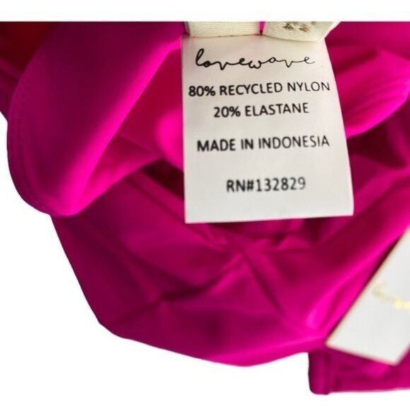 lovewave | NEW The Christensen One Piece Cut Out Swimsuit in Hot Pink Size XL - Picture 11 of 12